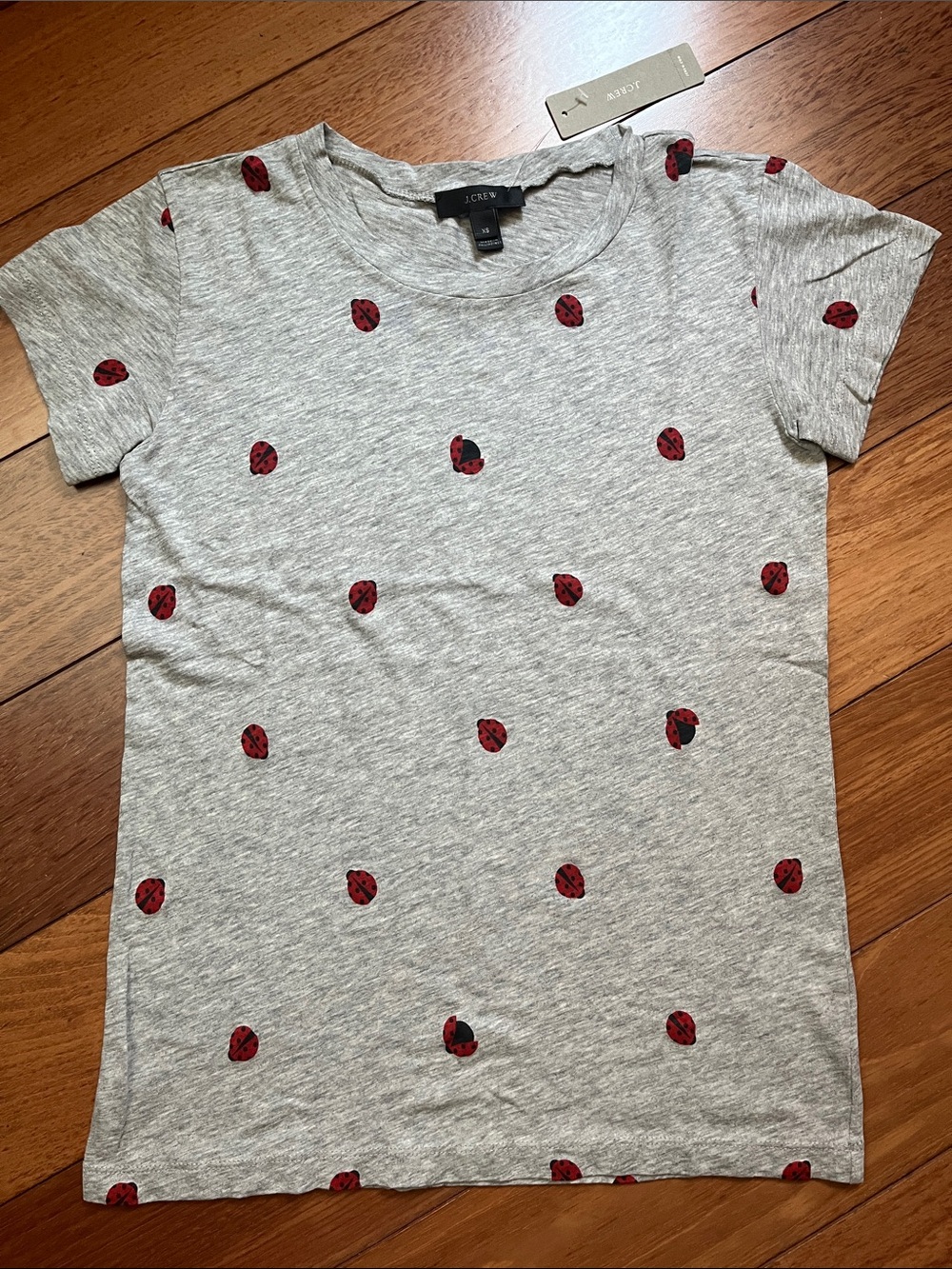 NWT J. Crew Lady Bug Graphic Tee